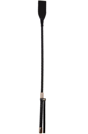 Riding Crop Black & Gold 60 cm - Važiavimo plakta 1