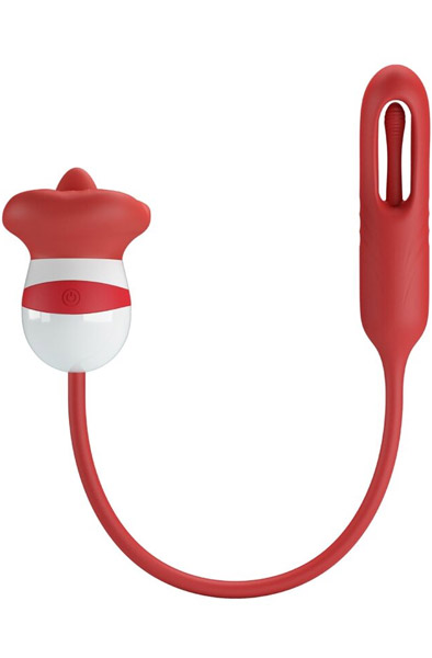 Romance Alyss Red Mouth Vibrator - Vibratorius 4