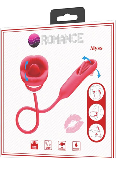 Romance Alyss Red Mouth Vibrator - Vibratorius 5