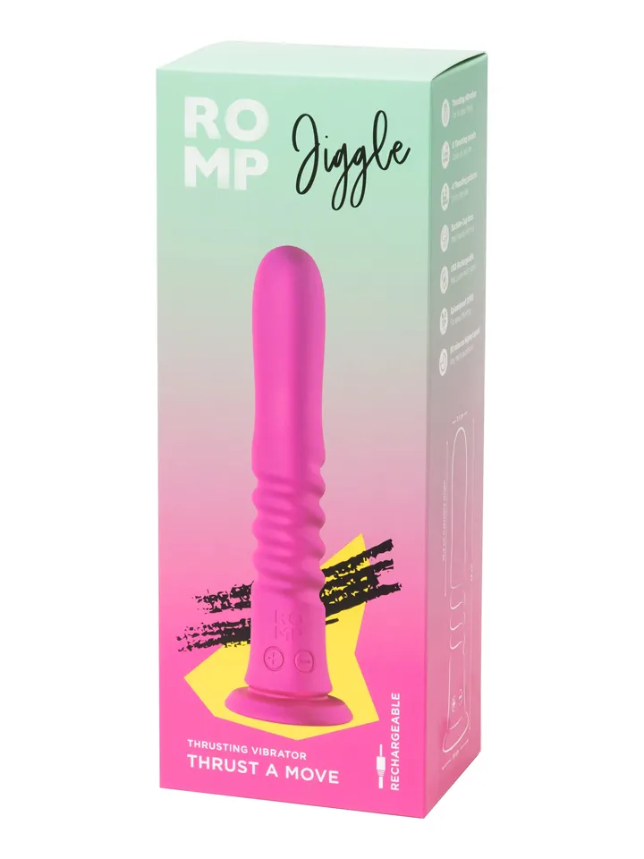 Romp Jiggle Thrusting Vibrator - Vibruojantis dildo 4 [full]