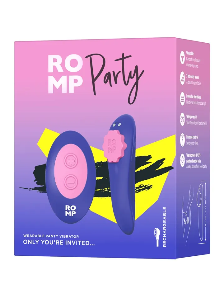 Romp Party Wearable Panty Vibe - Vibruojančios kelnaitės 6 [full]