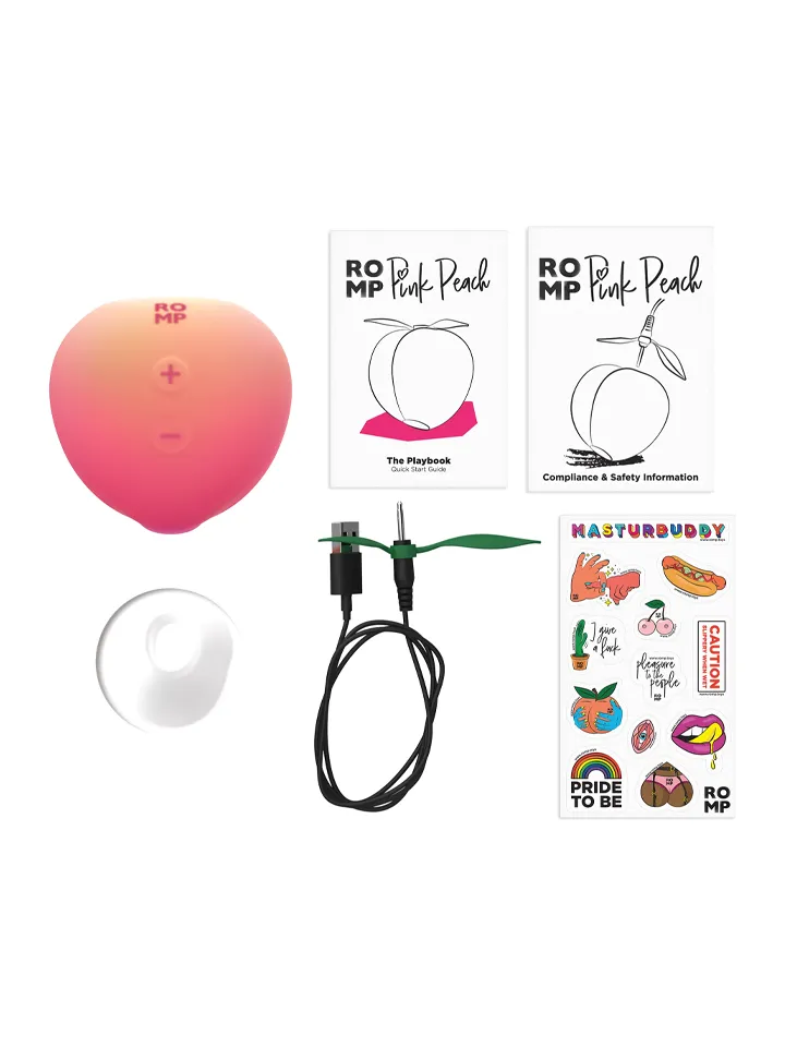 Romp Peach Clitoral Stimulator - Oro slėgio vibratorius 5 [full]