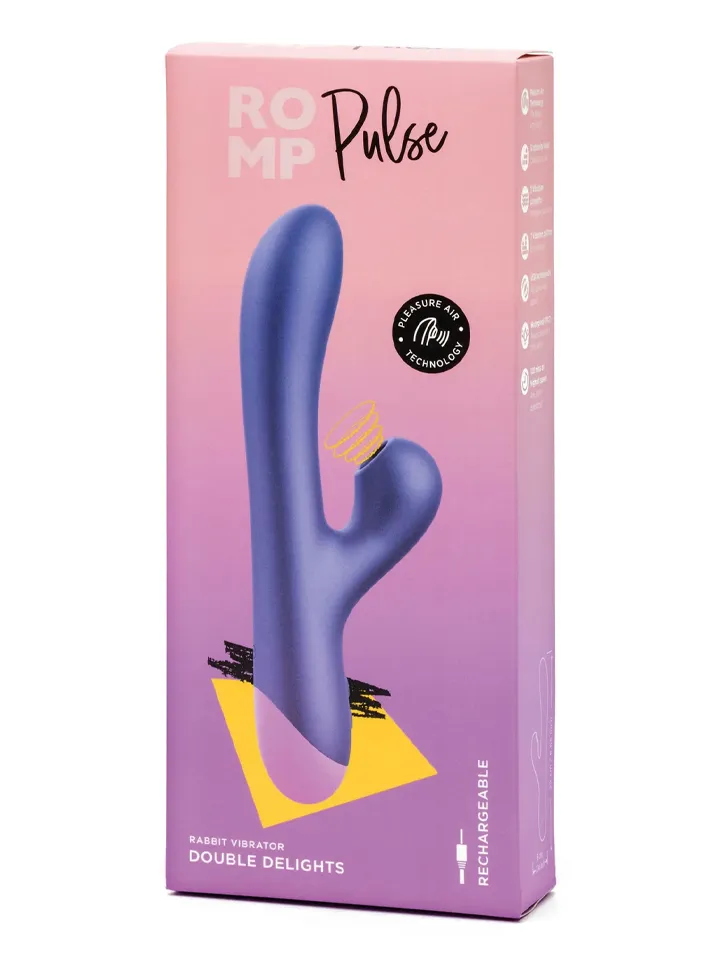 Romp Pulse Rabbit Vibrator With Pleasure Air - Triušio vibratorius 6 [full]