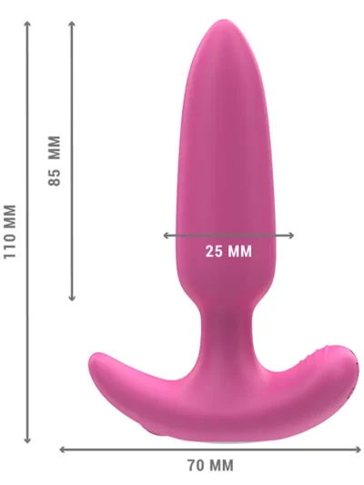 Ross Anal Plug 10 Vibrations Remote Control - Vibruojantis analinis kištukas 5