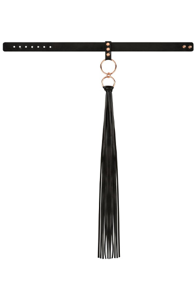 Rosy Gold Collar With Flogger - Apykaklė 3