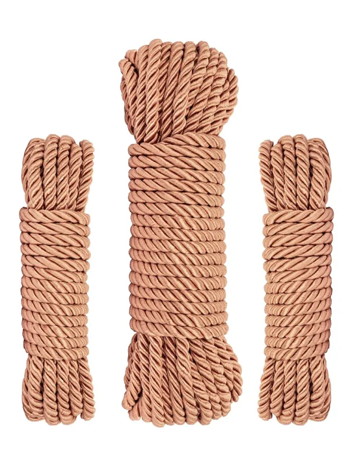 Rosy Gold Rope Set Luxury Bondage Ropes - Bondage juosta 1 [full]