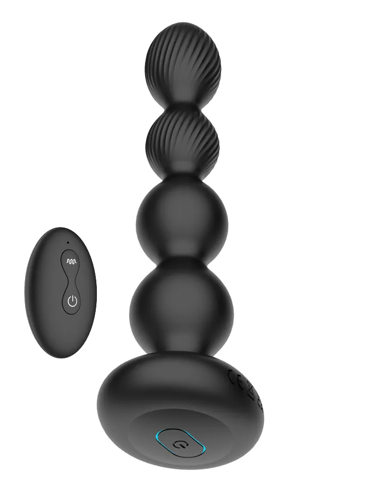Rotating Anal Beaded Plug - Vibruojantys analiniai karoliukai 1 [full]