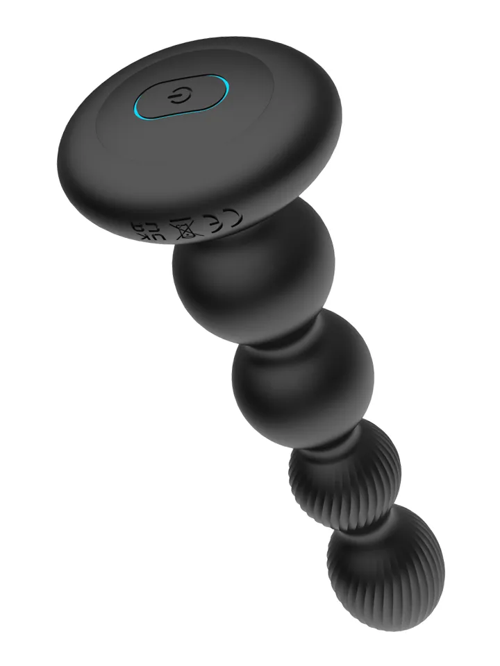 Rotating Anal Beaded Plug - Vibruojantys analiniai karoliukai 3 [full]