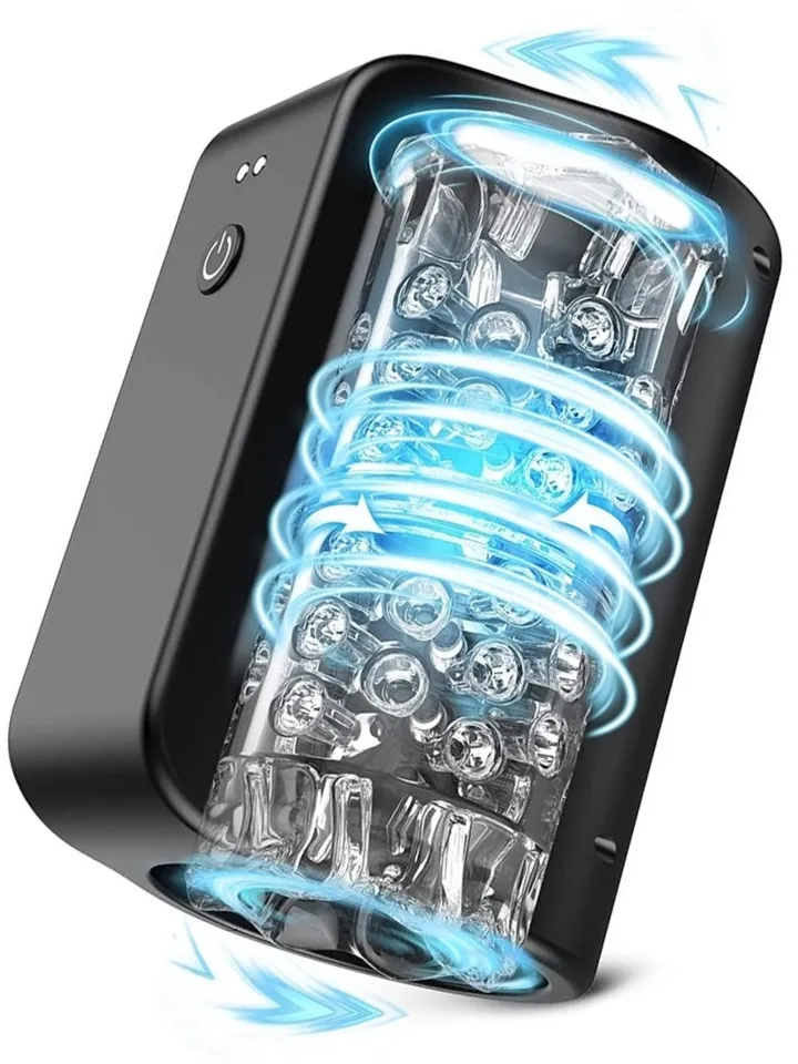 Rotating Masturbator 7 Modes Black - Automatinis masturbatorius 1