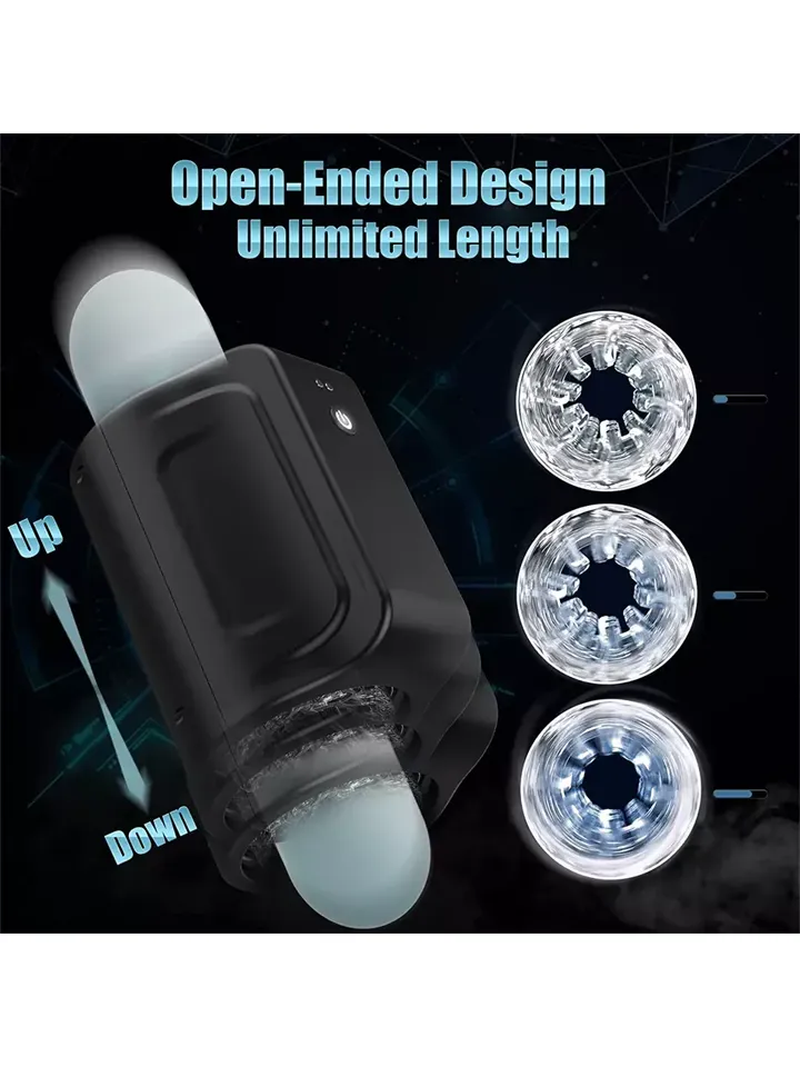Rotating Masturbator 7 Modes Black - Automatinis masturbatorius 3
