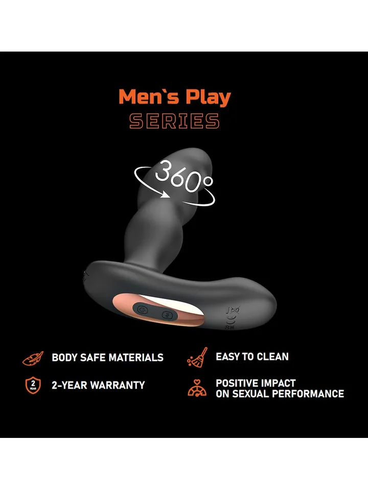 Rotating Prostate Massager With Remote Control - Prostatos stimuliatorius 4 [full]