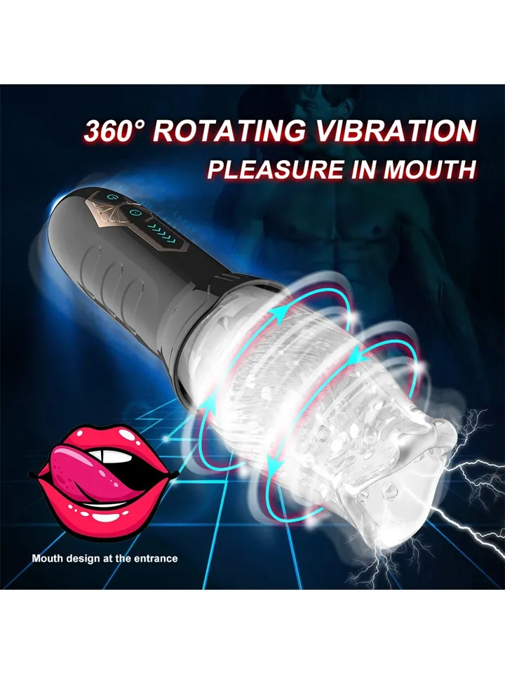 Rotating & Vibrating Masturbator - Masturbatorius 2 [full]