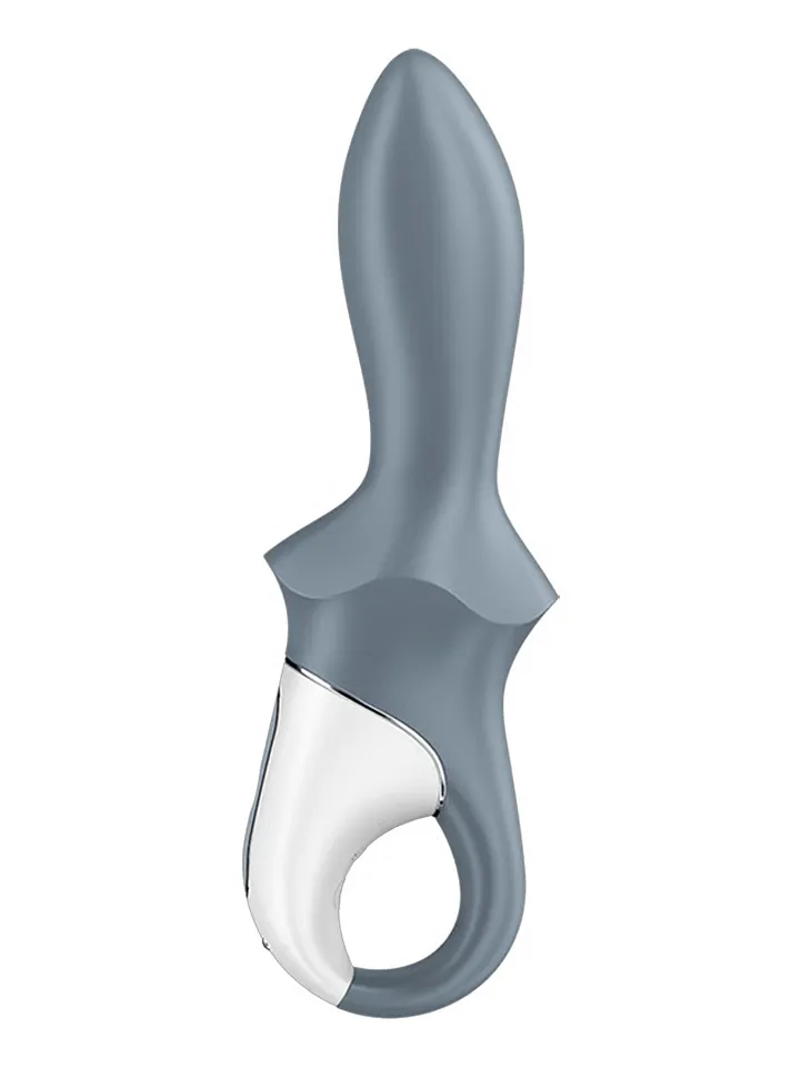 Satisfyer Air Pump Booty 1 Grey - Vibruojantis analinis dildo 3 [full]