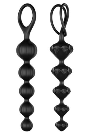 Satisfyer Beads Black - Analiniai karoliukai 1