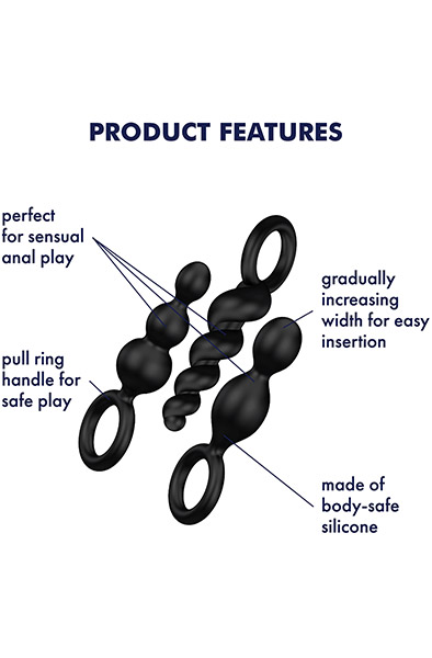 Satisfyer Booty Call Plugs - Analinis kištuko rinkinys 2