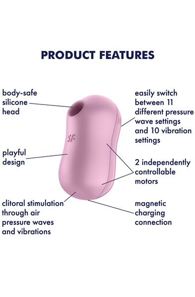 Satisfyer Cotton Candy Airpulse Stimulator - Oro slėgio vibratorius 2