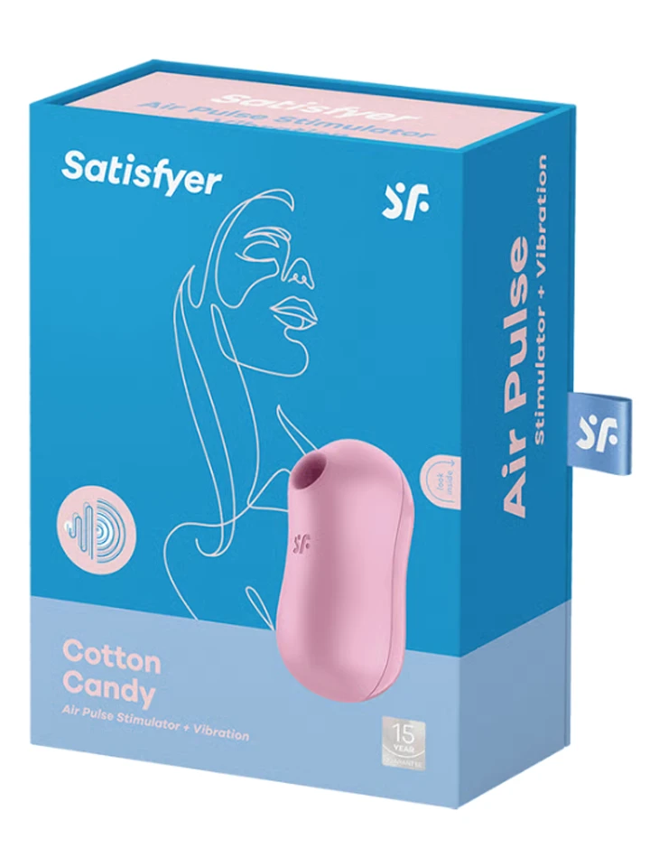 Satisfyer Cotton Candy Airpulse Stimulator - Oro slėgio vibratorius 4 [full]