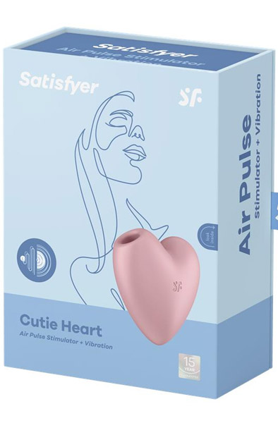Satisfyer Cutie Heart Light Red - Oro slėgio vibratorius 5