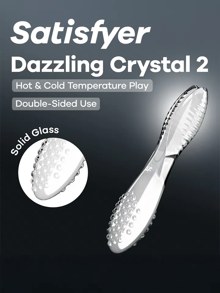 Satisfyer Dazzling Crystal 2 - Stiklas dildo 1 [full]