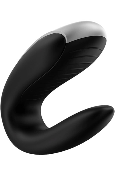 Satisfyer Double Fun Black - APP kontroliuojamos poros vibratorius 3