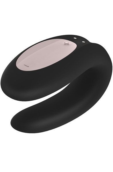 Satisfyer Double Joy Connect App Black - APP kontroliuojamos poros vibratorius 4