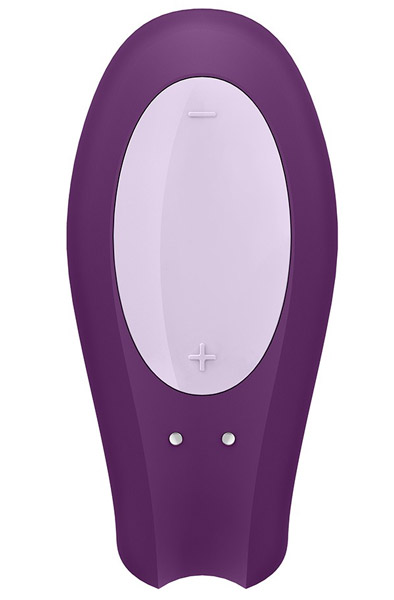 Satisfyer Double Joy Purple - APP kontroliuojamos poros vibratorius 3