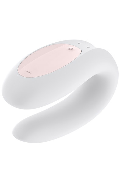 Satisfyer Double Joy White - APP kontroliuojamos poros vibratorius 2