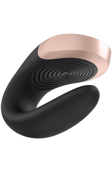 Satisfyer Double Love Black - APP kontroliuojamos poros vibratorius 4