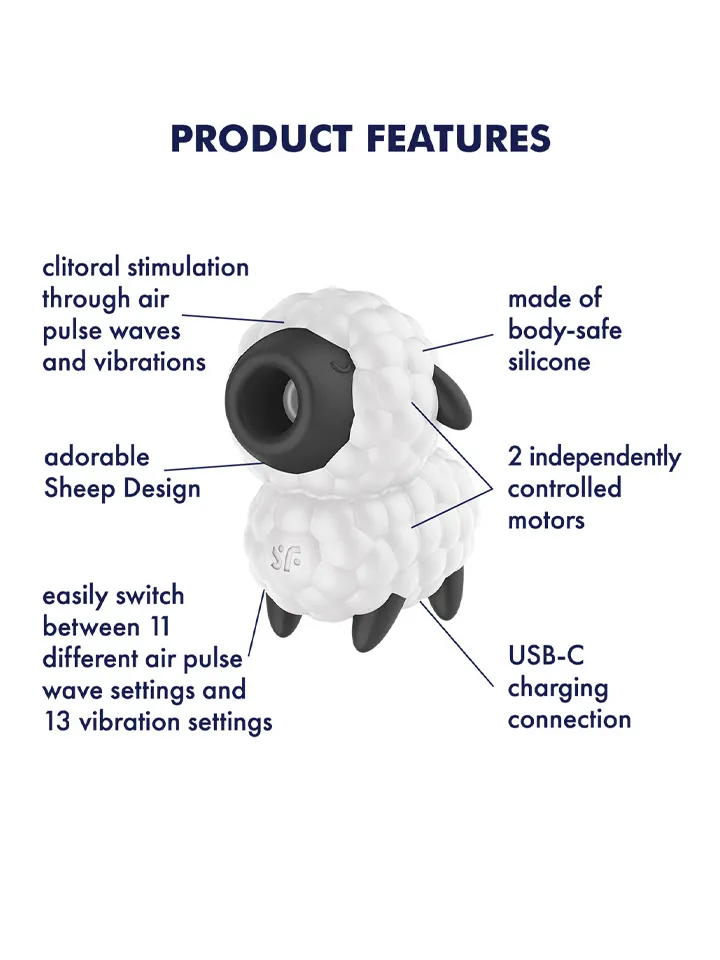 Satisfyer Dreamy Sheep - Oro slėgio vibratorius 2 [full]