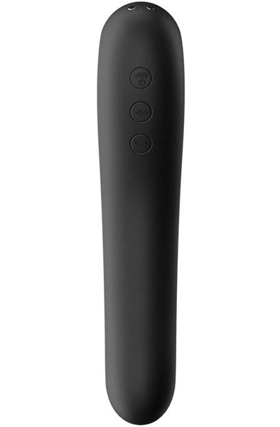 Satisfyer Dual Kiss Black - Oro slėgio vibratorius 4