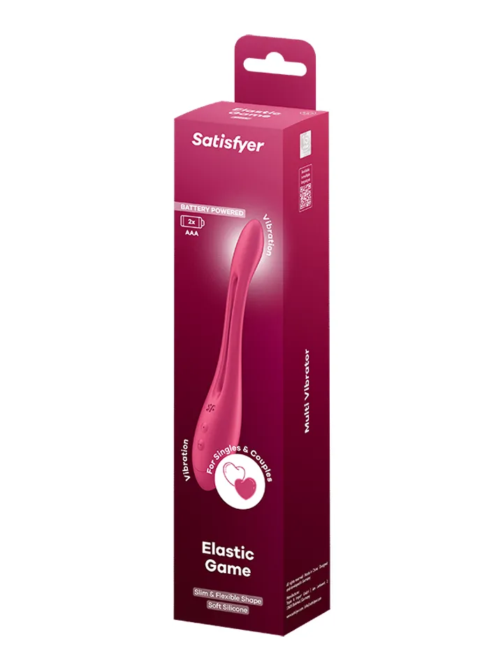 Satisfyer Elastic Game Pink Battery Series - Porų vibratorius 5 [full]