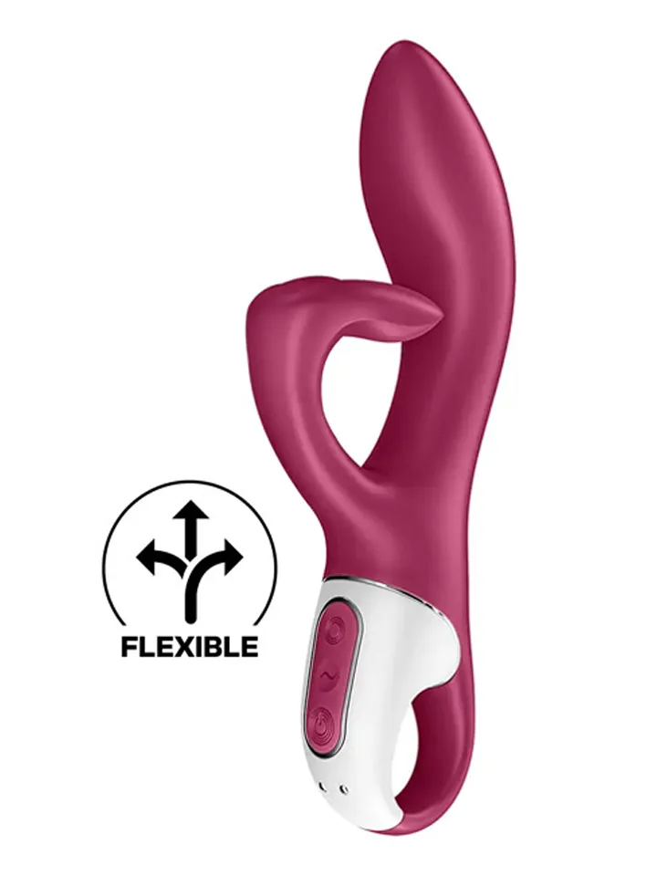 Satisfyer Embrace Me Rabbit Vibrator Berry - Triušio vibratorius 1 [full]
