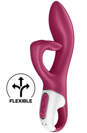 Satisfyer Embrace Me Rabbit Vibrator Berry - Triušio vibratorius 1