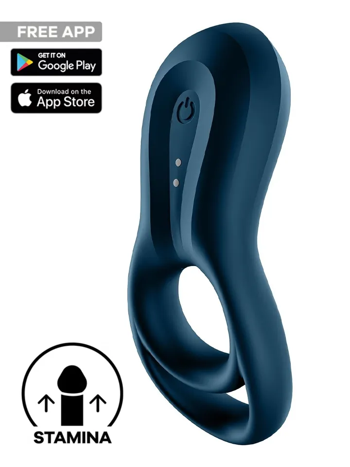 Satisfyer Epic Duo Connect App - Vibruojantis gaidžio žiedas 1 [full]