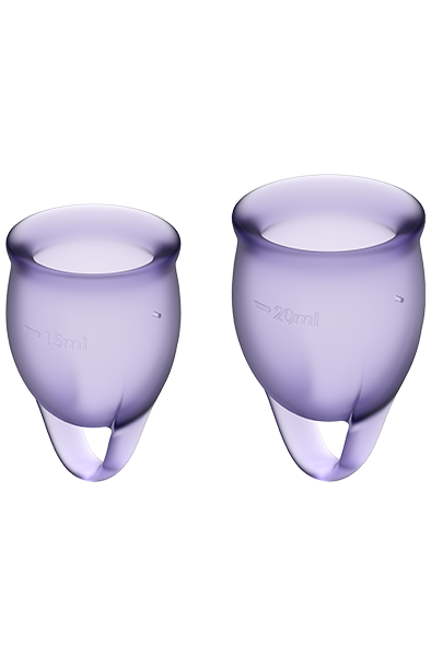 SATISFYER FEEL GOOD MENSTRUAL CUP - PURPLE - Tamponai ir Menstruacinės taurelės 1
