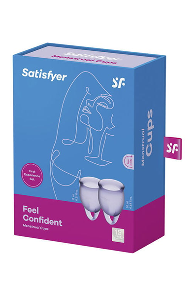 SATISFYER FEEL GOOD MENSTRUAL CUP - PURPLE - Tamponai ir Menstruacinės taurelės 2