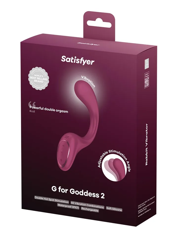 Satisfyer G for Goddess 2 Wine Red - G taško vibratorius 4 [full]
