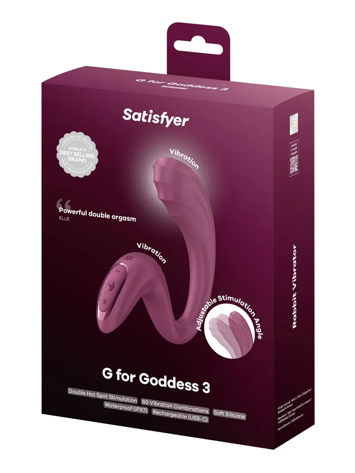 Satisfyer G For Goddess 3 Flexible G-Spot Vibrator - G taško vibratorius 4 [full]