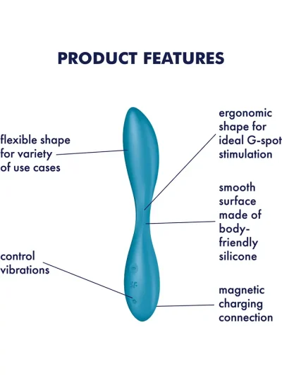 Satisfyer G-Spot Flex 1 Petrol - G taško vibratorius 2