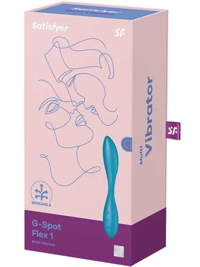 Satisfyer G-Spot Flex 1 Petrol - G taško vibratorius 6