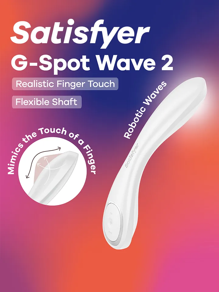 Satisfyer G-Spot Wave 2 White - G taško vibratorius 1 [full]