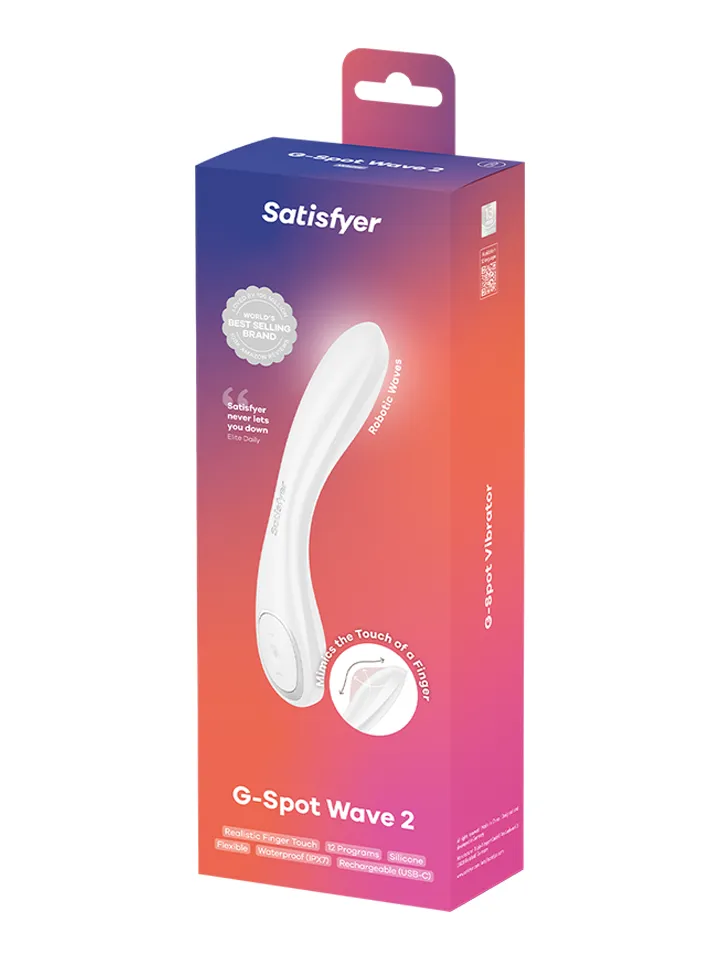 Satisfyer G-Spot Wave 2 White - G taško vibratorius 4 [full]