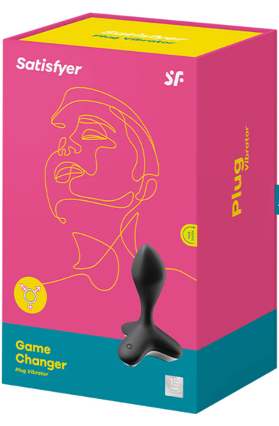 Satisfyer Game Changer Black - Vibruojantis analinis kištukas 5