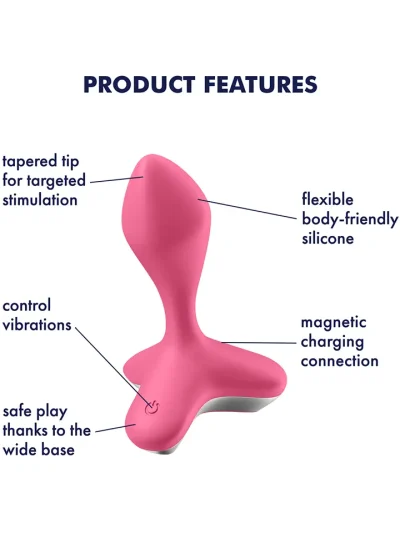 Satisfyer Game Changer Plug Vibrator Pink - Vibruojantis analinis kištukas 2