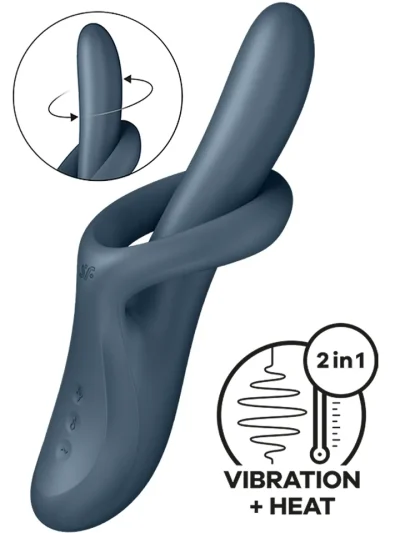 Satisfyer Heat Flex 4 Grey - G taško vibratorius 1