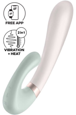 Satisfyer Heat Wave Connect App Mint - Triušio vibratoriai 1