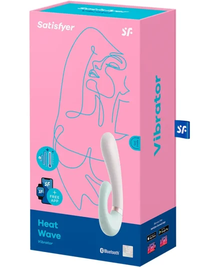 Satisfyer Heat Wave Connect App Mint - Triušio vibratoriai 5