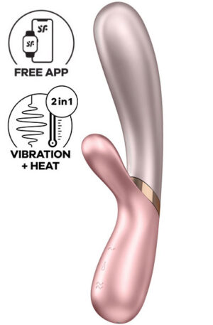 Satisfyer Hot Lover Vibrator - APP kontroliuojamas „RabbitVibrator“ 1