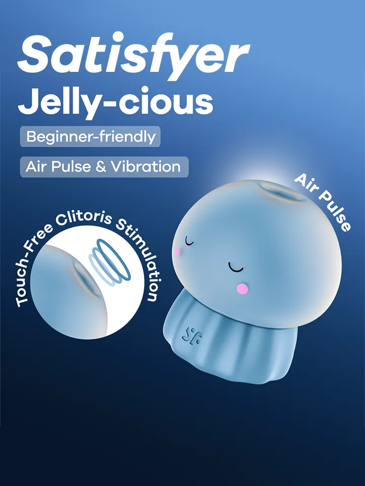 Satisfyer Jelly-Cious Baby Blue - Klitorinis vibratorius 1 [full]
