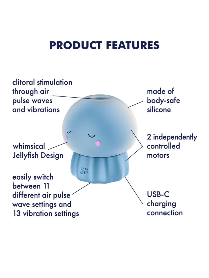 Satisfyer Jelly-Cious Baby Blue - Klitorinis vibratorius 2 [full]